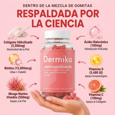 Gomitas. de Colageno Premium Dermika™