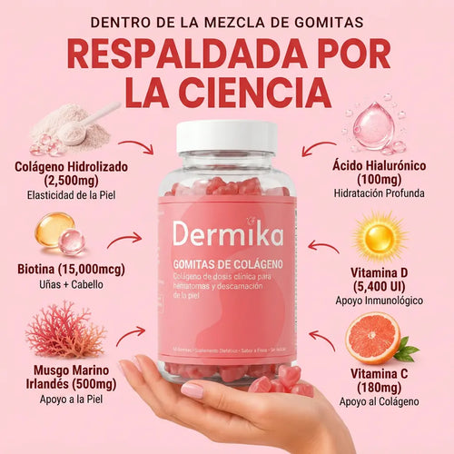 Gomitas. de Colageno Premium Dermika™