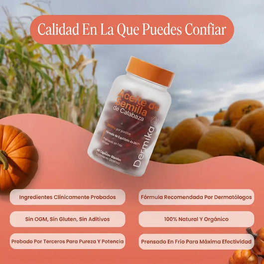 Cápsulas de Aceite de Semilla de Calabaza