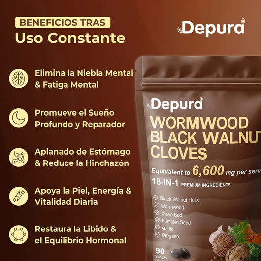 Depura™ Elimina parásitos ocultos y larvas en solo 14 días